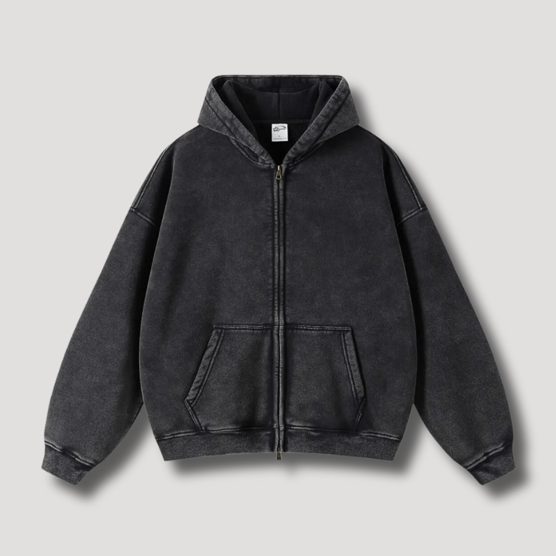 WW - Oversize Kapuzenjacke im Vintage-Look
