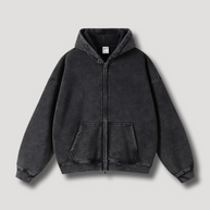WW - Oversize Kapuzenjacke im Vintage-Look
