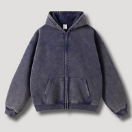 WW - Oversize Kapuzenjacke im Vintage-Look