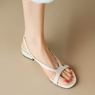 WW | Stilvolle, Elegante Flache Sandalen