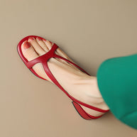 WW | Stilvolle, Elegante Flache Sandalen