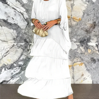 WW | Maxi Kleid Mit Weitem Rundhalsausschnitt