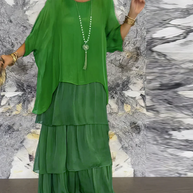 WW | Maxi Kleid Mit Weitem Rundhalsausschnitt