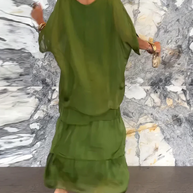 WW | Maxi Kleid Mit Weitem Rundhalsausschnitt