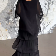 WW | Maxi Kleid Mit Weitem Rundhalsausschnitt