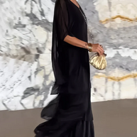 WW | Maxi Kleid Mit Weitem Rundhalsausschnitt