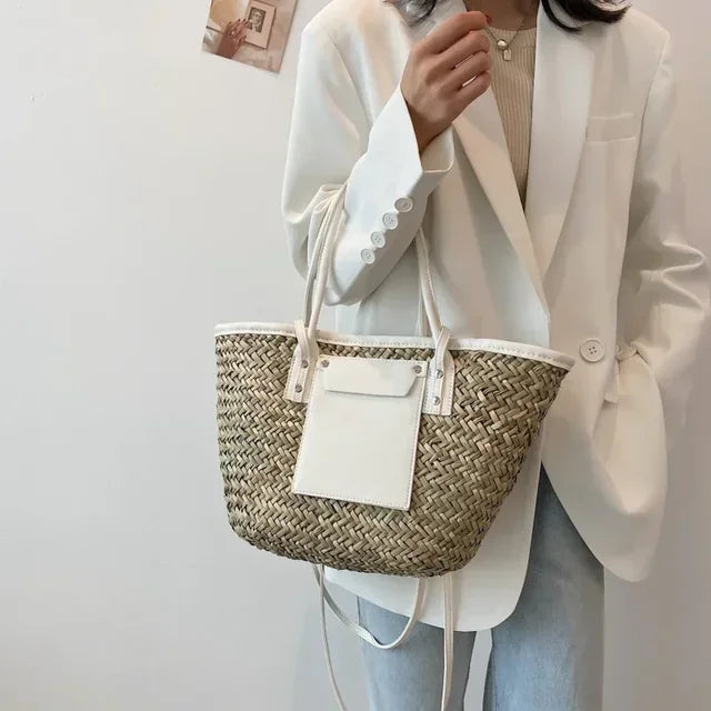 WW | Große Handgefertigte Strandtasche