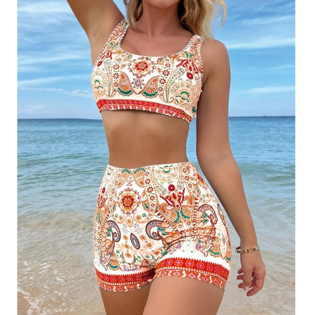 WW | Ensemble mit sommerlichen Mustern