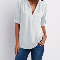 WW | Moderner Top Zip Pullover aus nachhaltiger Baumwolle