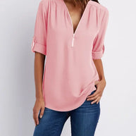 WW | Moderner Top Zip Pullover aus nachhaltiger Baumwolle