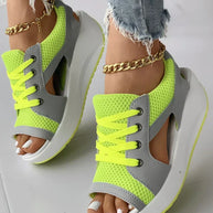 WW | Orthopädische Open-Toe Mesh-Sneaker für Damen