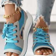 WW | Orthopädische Open-Toe Mesh-Sneaker für Damen