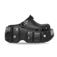 WW - Punk-Nieten-Plattformschlappen