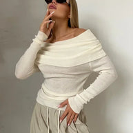 W&W - Off Shoulder Pullover