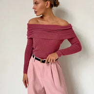 W&W - Off Shoulder Pullover