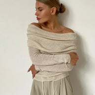 W&W - Off Shoulder Pullover