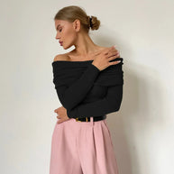 W&W - Off Shoulder Pullover