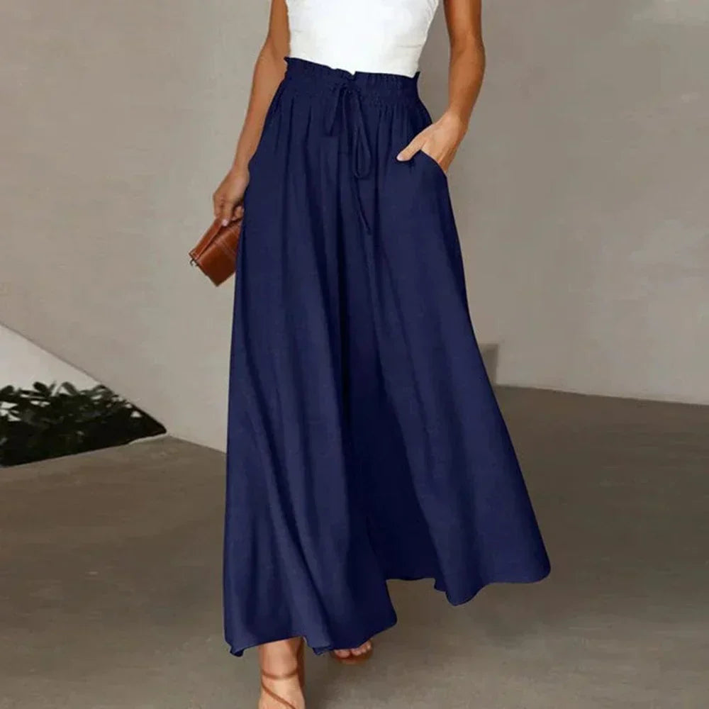 WW | Weite Damen Sommerhose mit Elastischem Bund