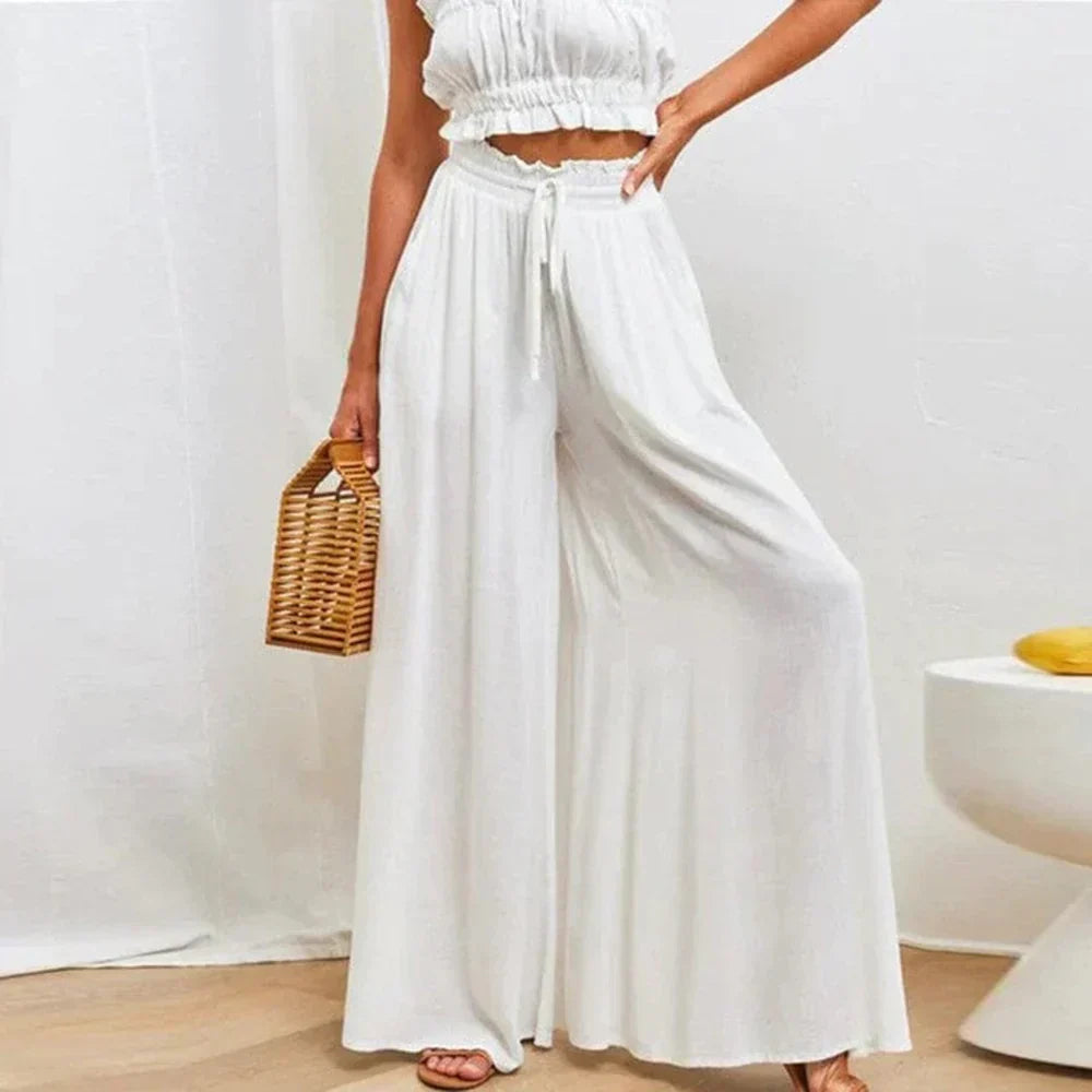 WW | Weite Damen Sommerhose mit Elastischem Bund