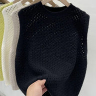 WW | Ärmelloser Strickpullover für Damen
