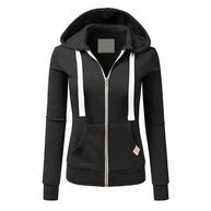 WW | Woll Hoodie Mit Reißverschluss Und Kapuze