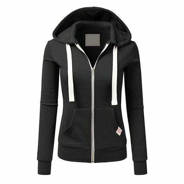 WW | Woll Hoodie Mit Reißverschluss Und Kapuze
