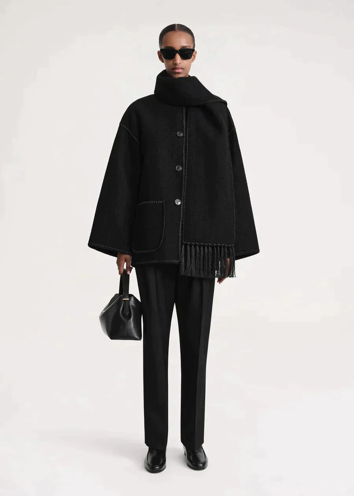 W&W Mode | Luxe Jacke Mit Schal