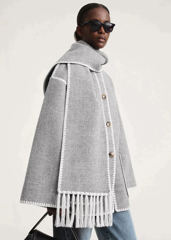 W&W Mode | Luxe Jacke Mit Schal