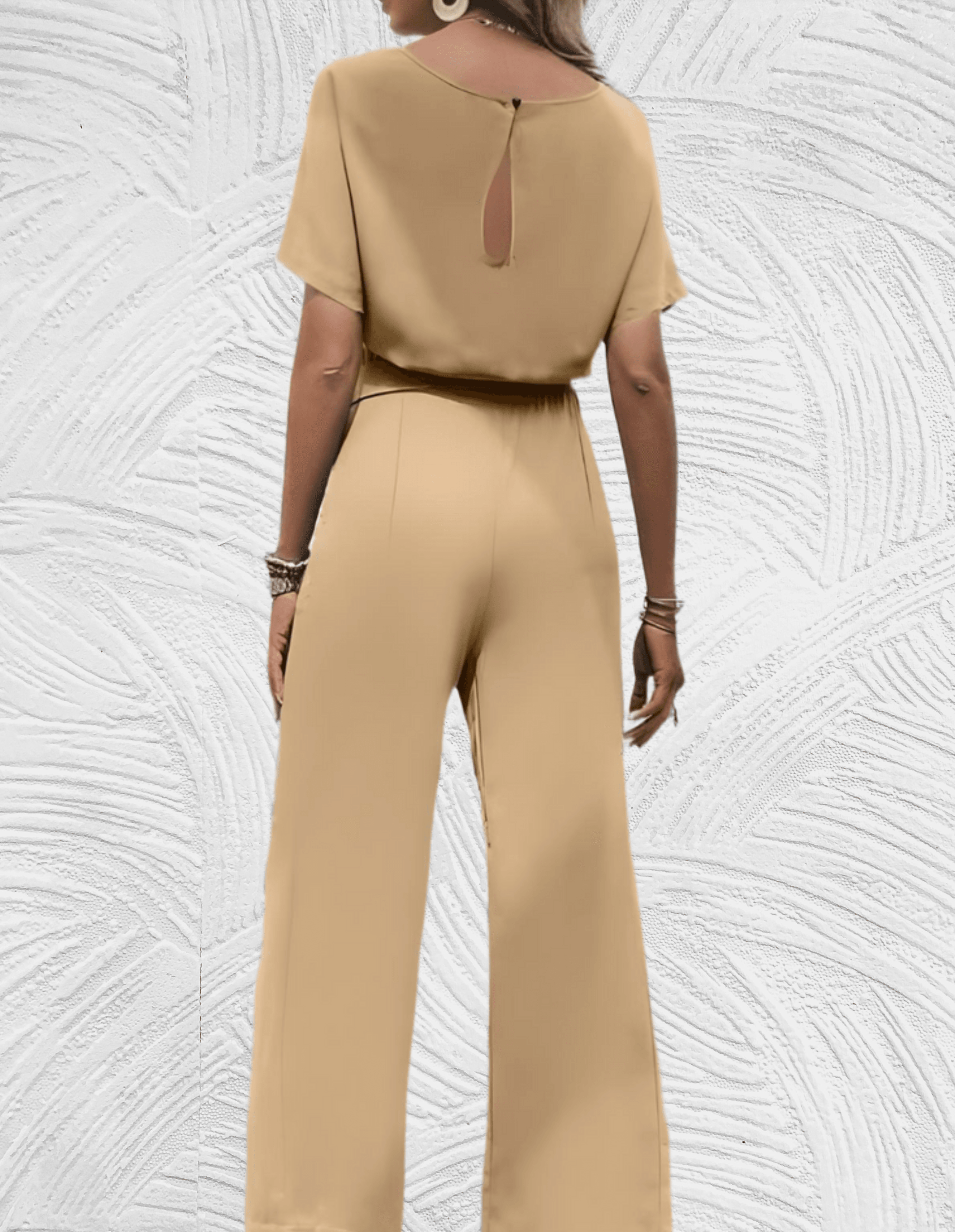 WW | Schön Geschnittenes Jumpsuit mit Breiten Ärmeln