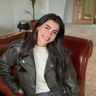 WW - Damen verkürzte Kunstleder Bikerjacke mit taillierter Taille