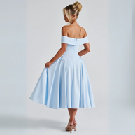 WW | Midi-Kleid Elegant Blau