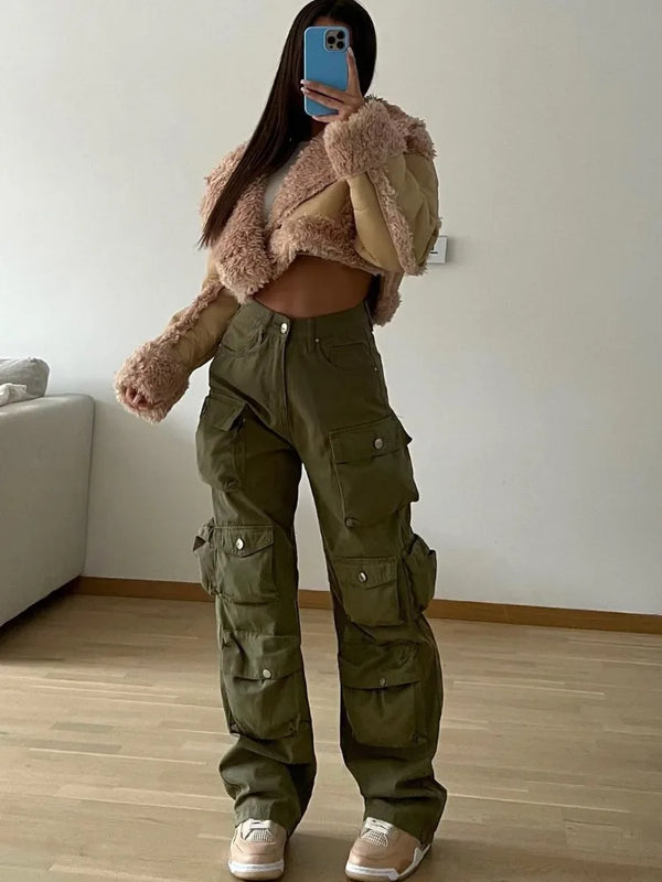 WW | Freizeit-Cargo-Hose mit mehreren Taschen