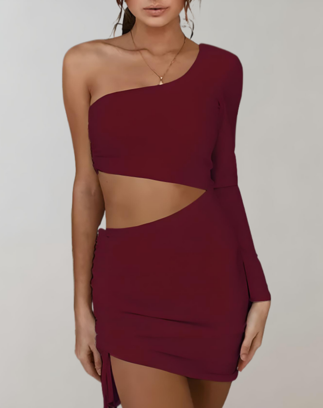 W&W Mode - Tailliertes Minikleid mit einem