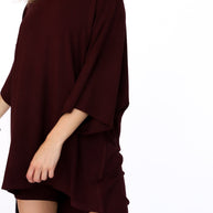 WW | Damen Lounge Satz Mit Oversize T-shirt Und Biker Shorts