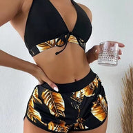 WW | Bikini mit Blätterdruck