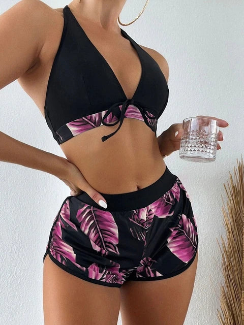 WW | Bikini mit Blätterdruck
