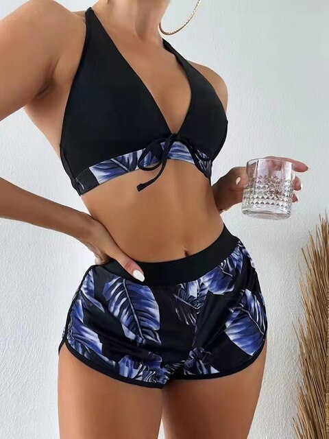 WW | Bikini mit Blätterdruck