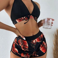 WW | Bikini mit Blätterdruck