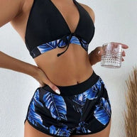 WW | Bikini mit Blätterdruck