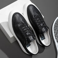 WW | Premium Leder Sneakers Mit Weißer Sohle