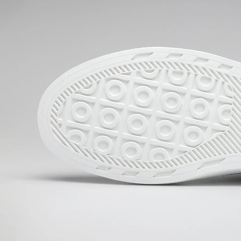 WW | Premium Leder Sneakers Mit Weißer Sohle