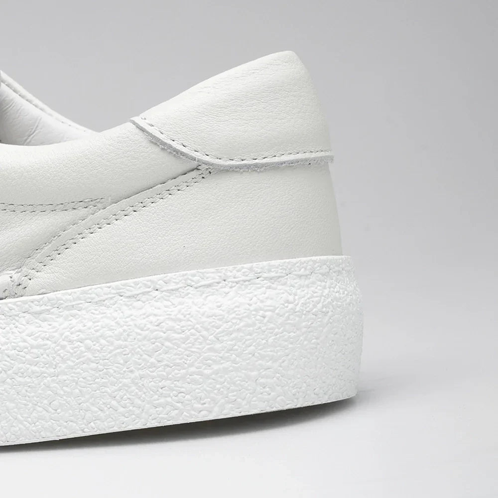 W&W Mode | Premium Leder Sneakers Mit Weißer Sohle