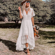 WW | Boho-Spitzenkleid für Damen