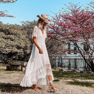 WW | Boho-Spitzenkleid für Damen
