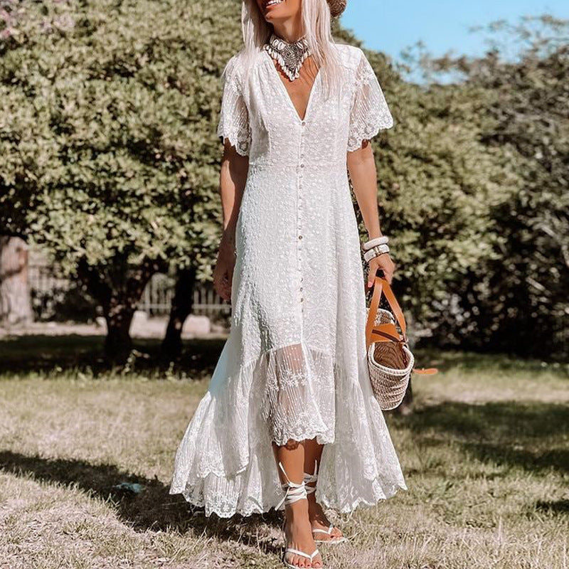 WW | Boho-Spitzenkleid für Damen