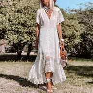 WW | Boho-Spitzenkleid für Damen