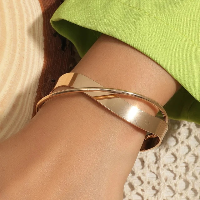 W&W Mode | Goldfarbige Mix & Match Armband