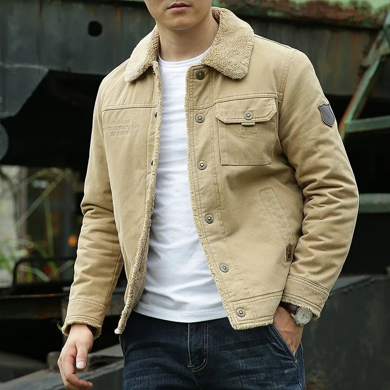 WW | Denimjacke mit Teddyfutter für Herren