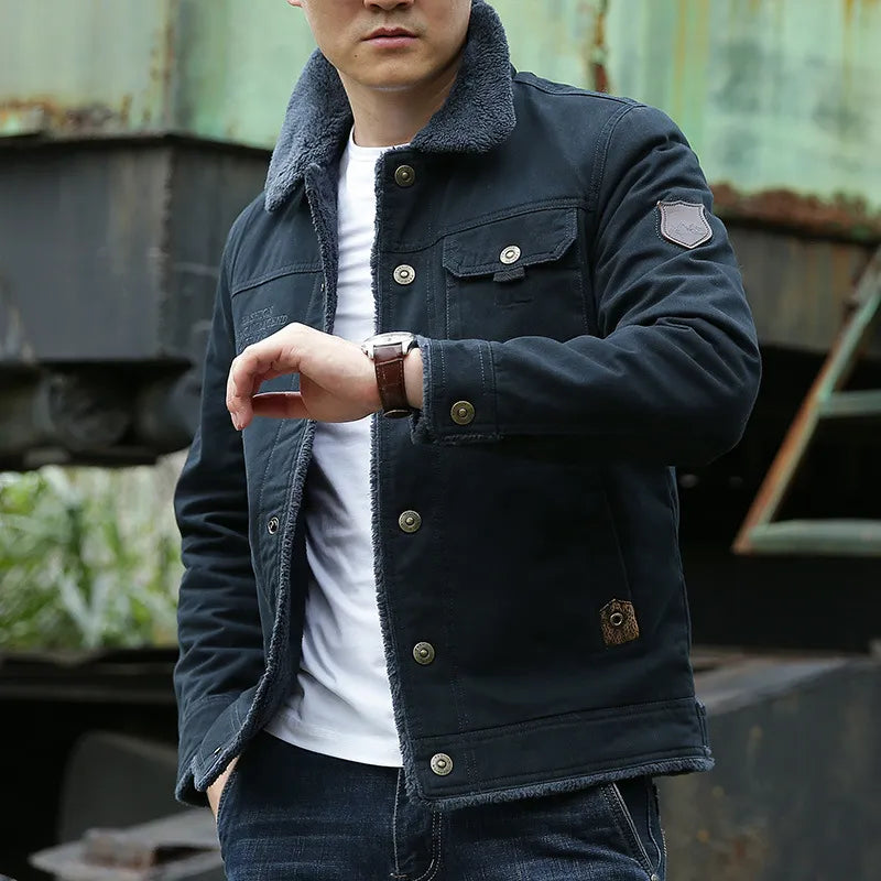 WW | Denimjacke mit Teddyfutter für Herren