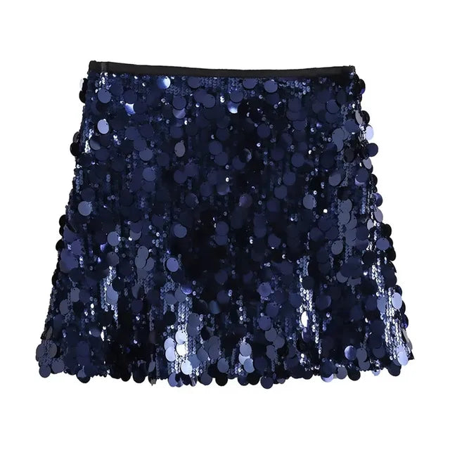 W&W Mode | Glamour in Motion: Mini-Paillettenrock 2024 für Damen
